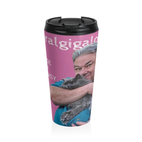 Choral Gigalo Pink Stainless Steel Travel Mug