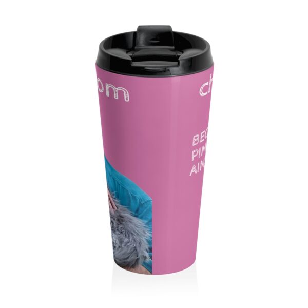 Choral Gigalo Pink Stainless Steel Travel Mug - Image 2