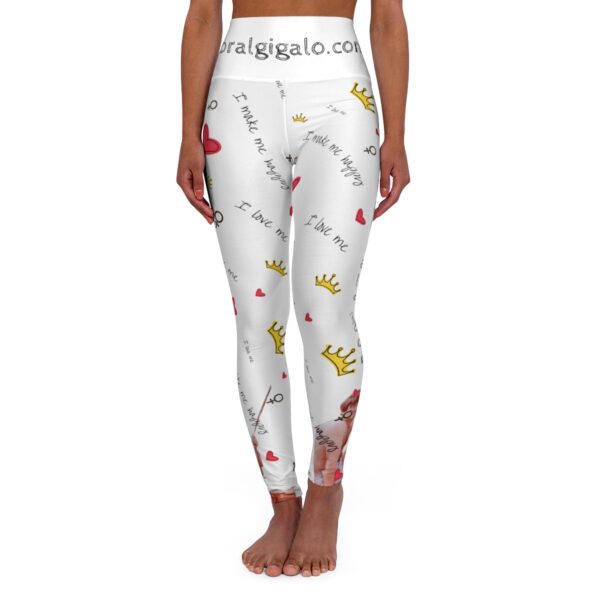 Choral Gigalo High Waisted Yoga Leggings (AOP)