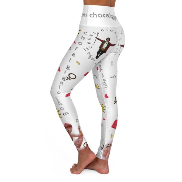Choral Gigalo High Waisted Yoga Leggings (AOP) - Image 3