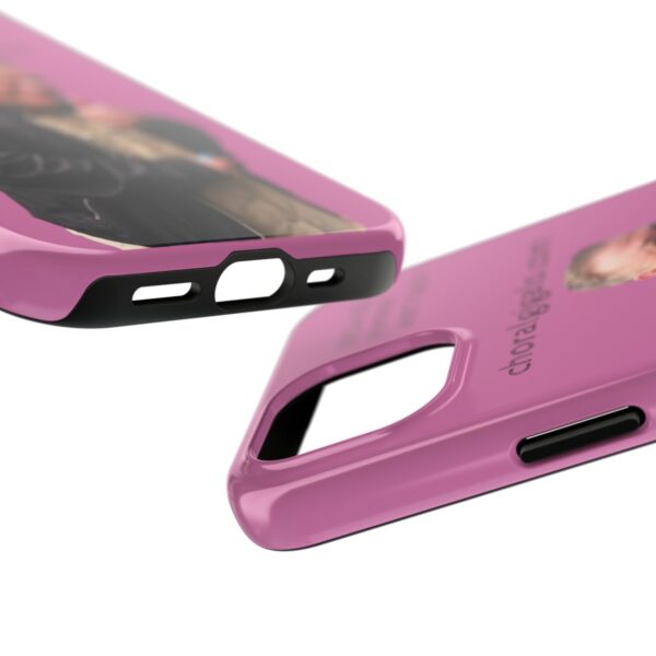 Choral Gigalo Pink Tough Phone Cases - Image 3